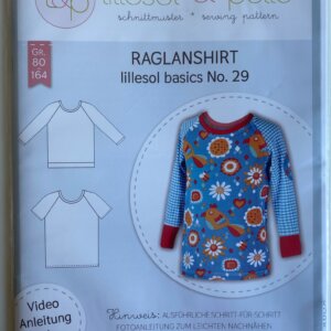 Kaava Raglanpaita nr29 , Lasten Koot