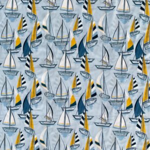 Sail Away -viskoosi, Baby Blue pala 1,6m