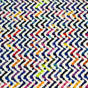Tikit -Puuvillasatiini, Multicolour