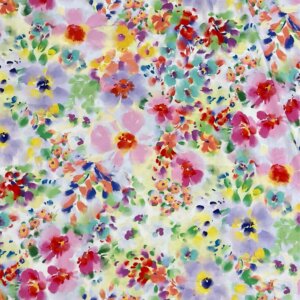 Anni -satiini, Luonnonvaalea/multi