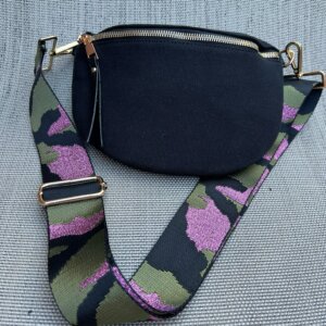 Vaihtohihna laukkuun, Camo Vihreä-fuksia