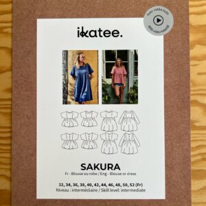 Ikatee Sakura - Tunika+mekkokaava, Naiset 32-52